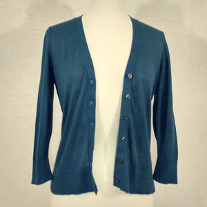 LOFT teal cardigan